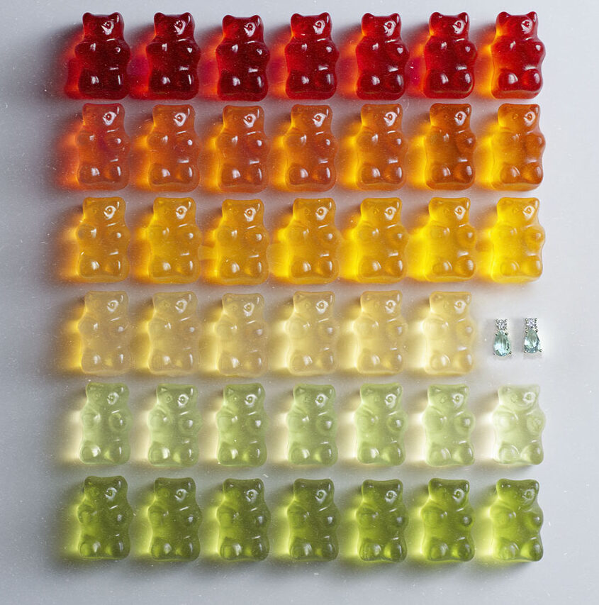 925 실버 블루 티어드롭 이어링 GLOW TAG (Blue Teardrop Earring)