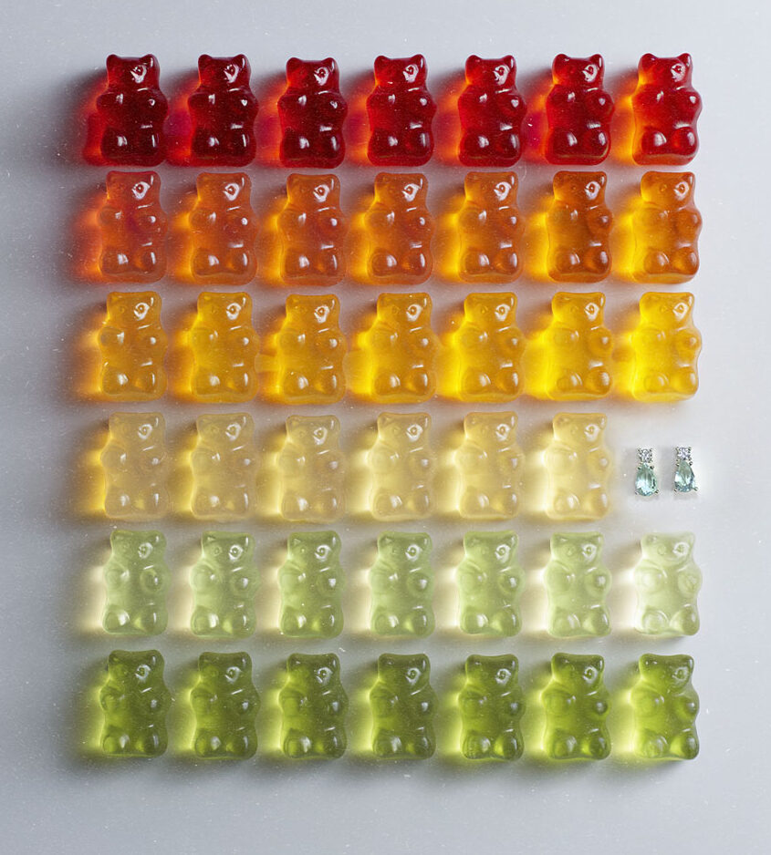 925 실버 블루 티어드롭 이어링 GLOW TAG (Blue Teardrop Earring)