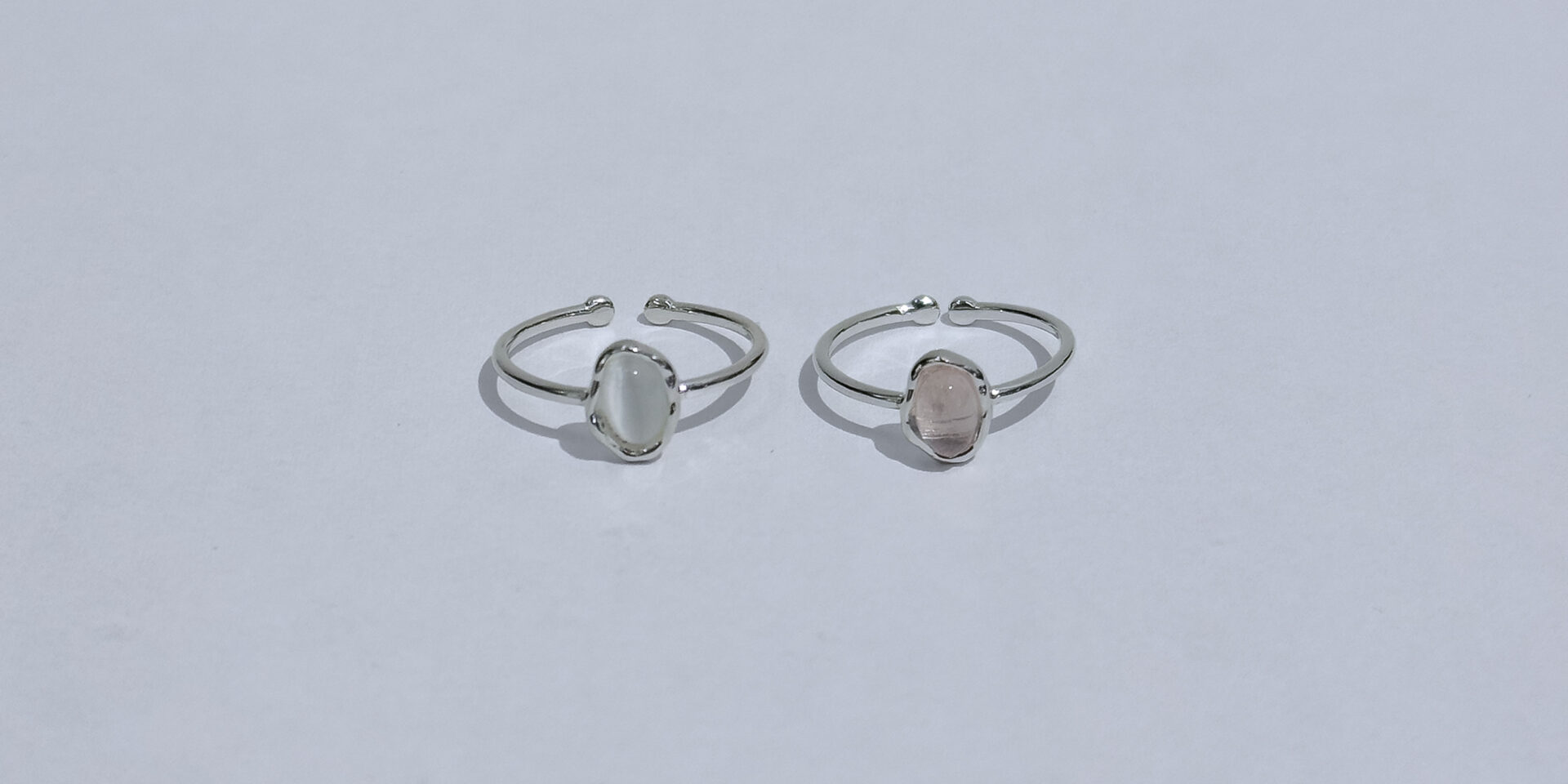 925 실버 소프트 컨투어 링 클로즈업