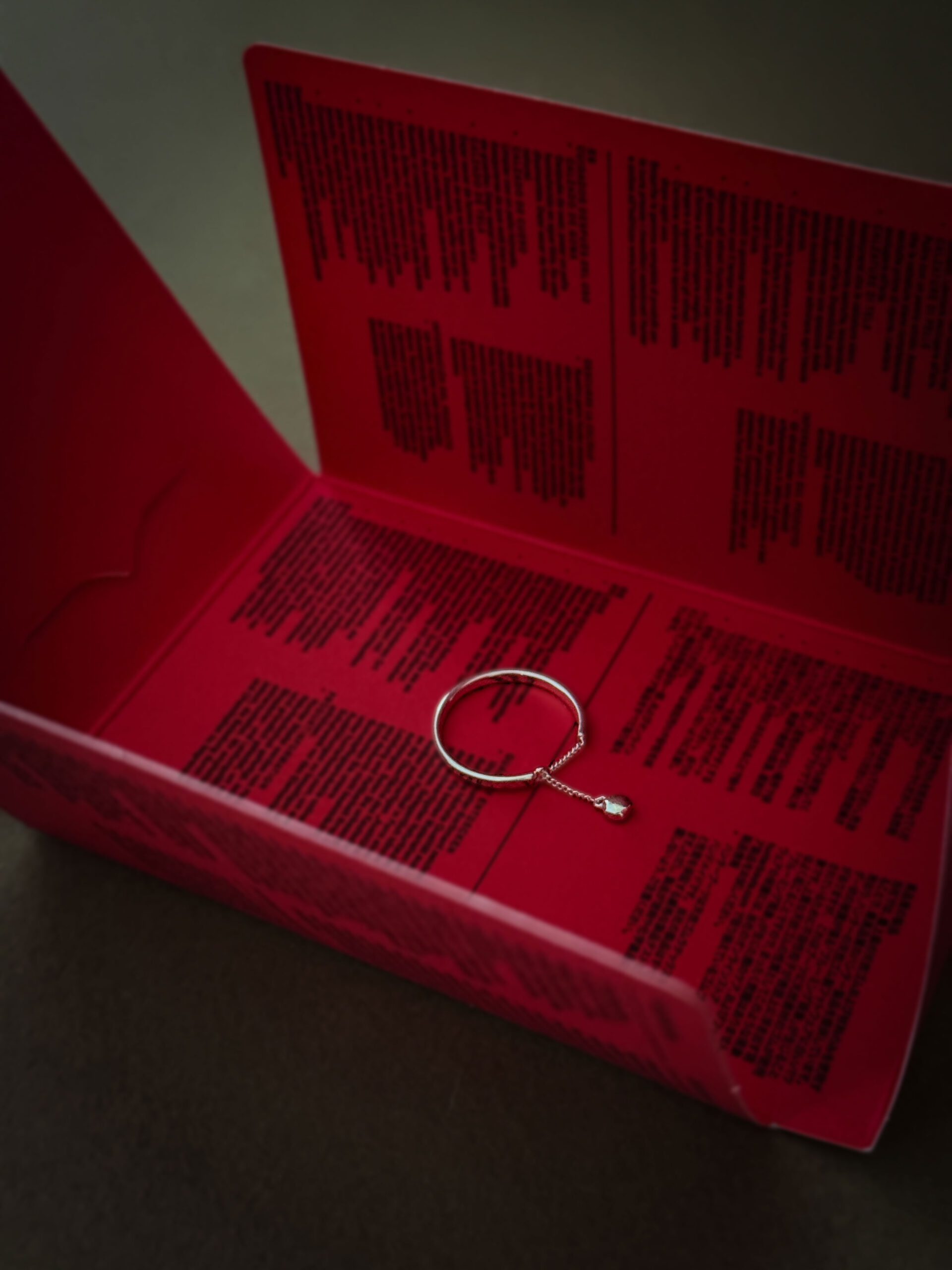 925 실버 참 반지